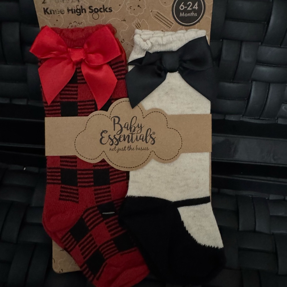 Baby Knee high Christmas socks Knee High Tube Socks Baby socks Toddler socks NEW
